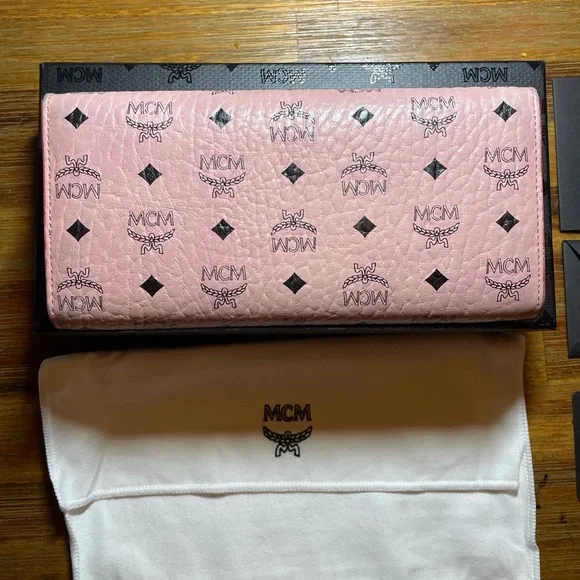 MCM Black and Pink Wallet - Picture 3 of 15